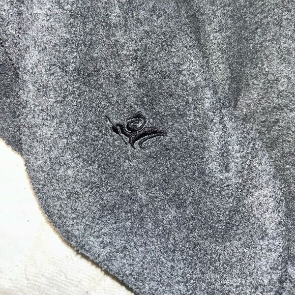 Vintage Tundra Sport Canada Fleece Half-Zip Sweater - Forest & Wolf Embroidery L - Picture 10 of 12